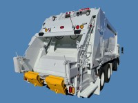 2017 Crane Carrier with Heil DuraPack 25 Yard Rear Loader