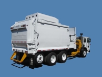 2013 Autocar Xpeditor CNG with Curbtender 31yd Automated Side Loader Refuse Truck