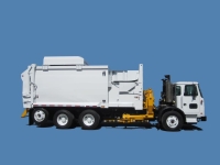 2013 Autocar Xpeditor CNG with Curbtender 31yd Automated Side Loader Refuse Truck