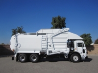 2012 Peterbilt 320 with Amrep 40yd Front Loader Refuse Truck