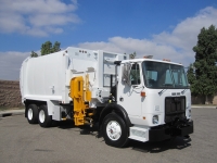 2008 Autocar Xpeditor with Labrie Automizer 31yd Automated Side Loader Refuse Truck