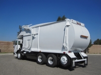 2010 Autocar ACX with New Way Mammoth 40yd CNG Front Loader Refuse Truck