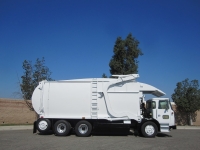 2010 Autocar ACX with New Way Mammoth 40yd CNG Front Loader Refuse Truck