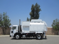 2009 Peterbilt 320 CNG with Amrep 18yd Automated Side Loader Refuse Truck