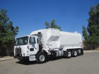 2012 Autocar ACX with Amrep 38yd Automated Side Loader Refuse Truck