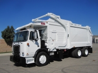 2008 Autocar Xpeditor with Heil 40 Yard Front Load Refuse Truck