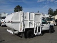 2002 Chevy 3500HD with Pak-Rat 6yd Side Loader Refuse Truck