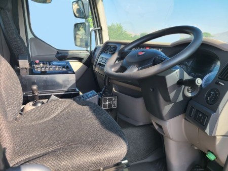 2018 Peterbilt 220 with Amrep HX450ASL 16yd Automated Side Loader Refuse Truck