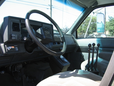 1999 Chevy C6500 with G&H Container Delivery Unit