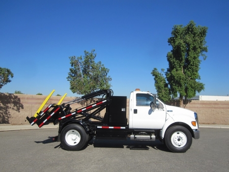 2008 Ford F650 with Galbreath Container Delivery Unit (CDU) Truck