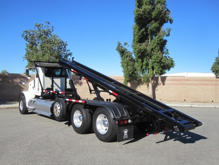 2013 Peterbilt 365 CNG Roll Off Truck with Spartan Roll Off Hoist