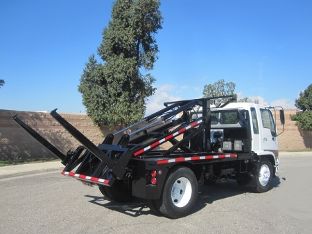 1999 Hino FE with Refuse Container Delivery Unit (CDU) Truck