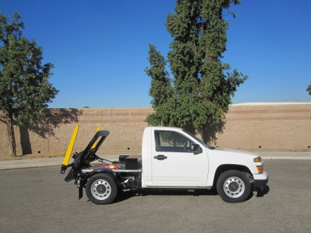 2011 Chevrolet Colorado with Container Delivery Unit (CDU) Refuse Truck