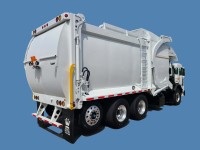 2017 Peterbilt 320 with McNeilus Atlantic 40yd Front Loader Refuse Truck