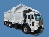 2017 Peterbilt 320 with McNeilus Atlantic 40yd Front Loader Refuse Truck