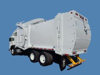 2018 Peterbilt 520 with New Way Mammoth 40yd CNG Front Loader Refuse Truck