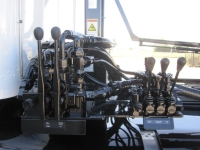 2015 Peterbilt 365 CNG Roll Off Truck with Galfab Roll Off Hoist