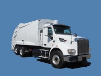 2016 Peterbilt 567 CNG with McNeilus Standard 25yd Rear Loader Refuse Truck