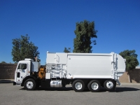 2012 Peterbilt 320 with Curbtender 31yd Automated Side Loader Refuse Truck