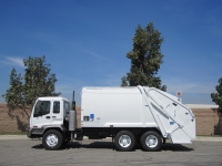 2008 GMC T8500 with Leach Alpha-III 20 Yard Rear Load Refuse Truck