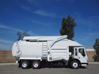 2007 Freightliner Condor with Amrep Hardox 40yd CNG Front Loader Refuse Truck