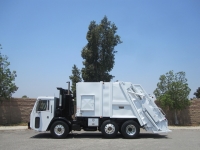 2010 Crane Carrier LET with Pak-Mor 18 Yard Rear Loader Refuse Truck