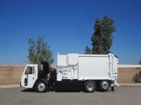 2011 Crane Carrier CNG with Curbtender 22yd Automated Side Loader Refuse Truck