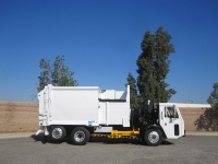 2011 Crane Carrier CNG with Curbtender 22yd Automated Side Loader Refuse Truck