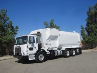 2013 Autocar ACX with Amrep 38yd Automated Side Loader Refuse Truck