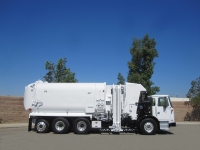 2012 Autocar ACX with Amrep 38yd Automated Side Loader Refuse Truck