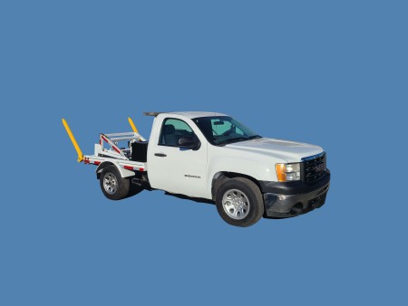 2013 GMC Sierra with Gaskin Built Container Delivery Unit (CDU) Truck