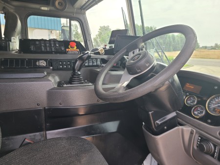 2020 Peterbilt 520 CNG with New Way Sidewinder 31yd Automated Side Loader Refuse Truck