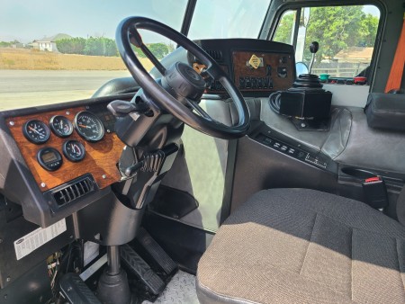 2012 Peterbilt 320 with New Way Mammoth 40yd Front Loader Refuse Truck