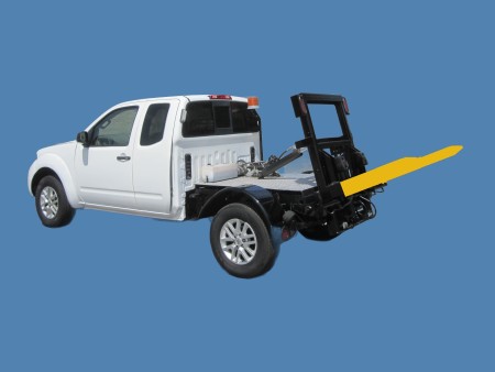 2016 Nissan Frontier with Gaskin Built Container Delivery Unit (CDU) Truck