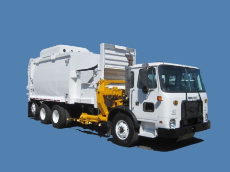 2013 Autocar Xpeditor CNG with Curbtender 31yd Automated Side Loader Refuse Truck