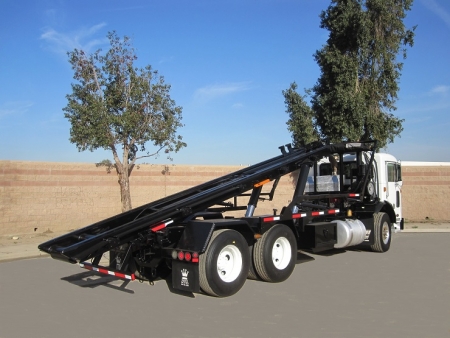 2011 Peterbilt 320 Roll Off Truck with Galfab Roll Off Hoist