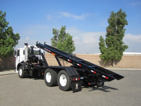 2008 Autocar Xpeditor Roll Off Truck with Spartan Roll Off Hoist
